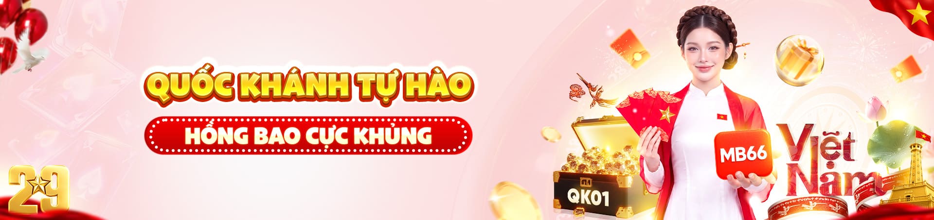 Mb66 quốc khánh lớn trao thưởng to